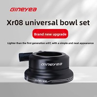 GINEYEA Headset Sepeda Gunung Universal Berbahan Aluminium Alloy dengan Segel Oli Model XR8 Rotasi 360 Derajat Kompatibilitas Sempurna