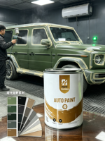 Peinture automobile couleur unie, forte couvrance, couleur pure et uniforme, peinture acrylique 1K 2K pour la retouche automobile