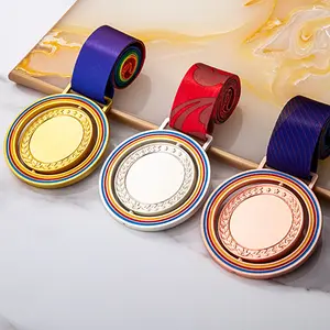 Fashion Rotating Sports Metal Medal Games Football Basketball Marathon Athlete Medal Commemorative Award Medal