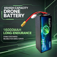 Paket Baterai UAV Daya Tinggi 22.2V 16Ah dengan Pengosongan 3C-5C untuk Drone Industri