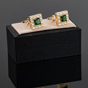 男性のためのカスタムエポキシカフリンクゴルフヴィンテージライオンヘッドスチームパンクスクエアカフリンクスDiy - Product Image 5