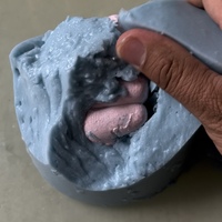 Poudre d'alginate pour moulage artisanal pour enfants, vente chaude 2025, clone premium non métallique, minéral, He Bei Tang Hong Hebei