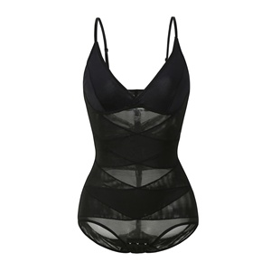 <span class=keywords><strong>Body</strong></span> sculptant sans coutures pour femme, <span class=keywords><strong>col</strong></span> en <span class=keywords><strong>V</strong></span>, pour mariage et soirée, compression croisée à la taille pour une silhouette affinée - Product Image 6