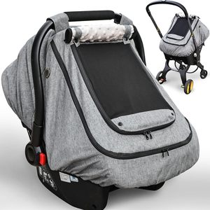 Housse de siège de voiture imperméable pour bébé par temps froid Housse de siège de voiture pour bébés coupe-vent pour garder les bébés au chaud et confortables - Product Image 1