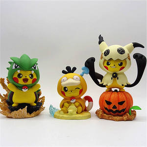 <span class=keywords><strong>Figura</strong></span> de acción Pokémon: Pikachu disfrazado, Pokémon pequeño, Dragón de Fuego, Genji, Fantasma, Bulbasaur, Semilla Pokémon - Product Image 2