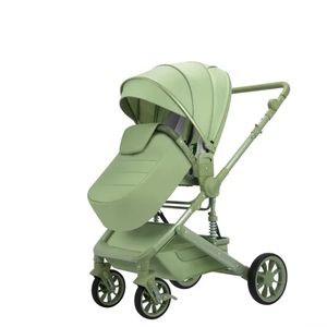 Cochecito de bebé de lino ligero de la <span class=keywords><strong>mejor</strong></span> calidad, diseño de moda <span class=keywords><strong>plegable</strong></span> con una sola mano - Product Image 6