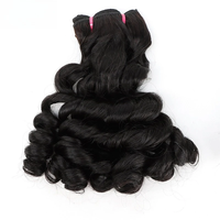 15A Mèches de cheveux humains vierges brésiliens Remy, ondulées, non traitées, double trame machine, marque Huanrong, couleur naturelle pour femmes