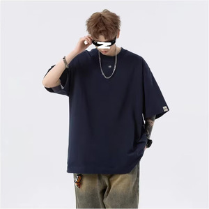 เสื้อยืดลำลองผู้ชาย OEM ผ้าฝ้าย 100% คุณภาพสูง 280 กรัม พิมพ์ลายแบบวอช - Product Image 1