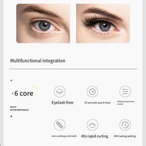 Recourbe-cils électrique chauffant portable à logo personnalisé, longue durée, applicateur de cils chauffant, mini recourbe-cils - Product Image 6
