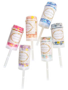 Mini papier de riz en feuille de paillettes d'or <span class=keywords><strong>Pinata</strong></span> Party Poppers Cannon Confettis de tissus pour Halloween Nouvel An Noël Ramadan - Product Image 5