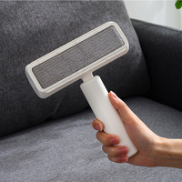 Brosse anti-poils des animaux de compagnie, rouleau de papier collant en abs, pour démêler les vêtements
