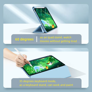 2023ขายดี shopee lazada เคสแท็บเล็ตหนัง PU กันกระแทกและฝาครอบสำหรับ <span class=keywords><strong>iPad</strong></span> 10.2รุ่น9th - Product Image 3