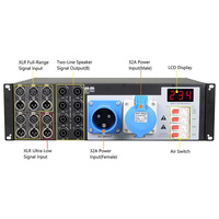 Distributeur de boîte audio pour enceintes de ligne métallique 2 phases 5+1, caisson de basses, alimentation