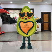 Costume de Mascotte Gonflable Personnalisé de Haute Qualité en Forme d'Avocat de Dessin Animé pour Adultes, Idéal pour la Publicité et les Événements Festifs