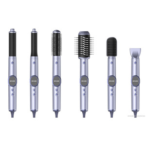 Multi-Purpose Hair Styling Tool 6-in-1 Hot Air Comb Brushless Motor Professional Salon Use - Product Image 3