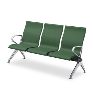 Silla de espera Weike Shengye PG03 negra de 2 plazas con reposabrazos para uso en aeropuertos, hospitales y clínicas - Product Image 4