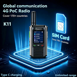Radio PTT GaodaPTT K11 4G, Walkie Talkie con Red Global, Radio POC de Largo Alcance 5000KM con Tarjeta SIM para Senderismo y Camping - Product Image 1