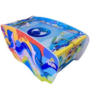 Air Hockey Multiplayer Arcade Machine With Four Sides <b>Smart</b> Counter Led Lighting Commercial Hockey Battle Table - Product Image 1