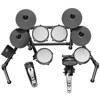 Professional Performance Mute Electronic Drums Portable Folding Percussion Instruments with Silicone Chamber and Drum Heads