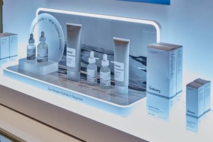 Soporte de exhibición de encimera de acrílico de luz LED de 3 niveles reciclable ecológica directa de fábrica para cosméticos - Product Image 6