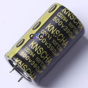 ตัวเก็บประจุแบบอิเล็กโทรไลต์อะลูมิเนียมแบบ Snap-in รุ่น CD294390UF500V173 ชนิด Through hole (THT) ขนาด D30xL50 มม. 390uF 20% 500V 10 มม. - Product Image 1