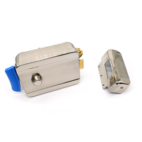 Serrure de sécurité électrique à encastrer, étanche, contrôle d'accès, serrure à clé, serrure de porte électrique 12V pour portes en aluminium