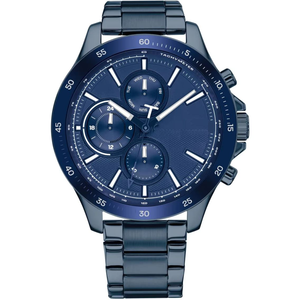 <span class=keywords><strong>Reloj</strong></span> de Hombre <span class=keywords><strong>TH</strong></span> con Correa de Silicona al por Mayor, Diámetro de Esfera de 45 mm, Movimiento de Cuarzo, Pantalla de Puntero, Correa de 22 mm - Product Image 4