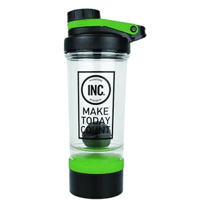 Wholesale Gym Fitness Sports BPA Free Plastic Spice Custom Logo Gym Protein  Shaker Bottle with Stainless Steel Mixing Ball - China Plastic Water Bottle  and Bottles price