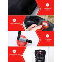 Douche solaire portable 20L pour la plage, la natation et le camping avec pommeau de douche marche/arrêt