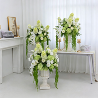 Bunga Mawar Sutra Buatan Ukuran Besar 30cm-80cm, Dekorasi Pernikahan, Centerpiece Pernikahan, Bola Bunga Besar
