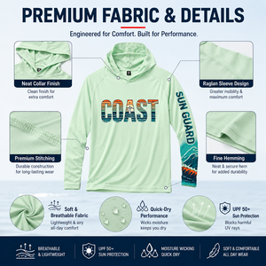 Sudadera de Pesca Personalizada con Protección Solar UPF 50+ para Hombre, de Secado Rápido, Manga Larga, con Capucha, Protección <span class=keywords><strong>UV</strong></span> - Product Image 4