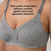 Soutien-gorge Grande Taille Premium Sans Armature, Non Rembourré, Couvrance Totale, Fort Maintien, Anti-Affaissement, Respirant – Offre Spéciale