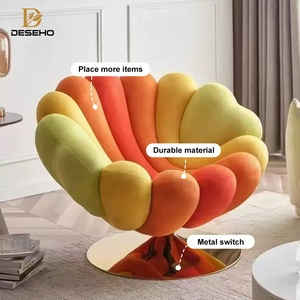 Italiano creativo Anemone <span class=keywords><strong>Giovannetti</strong></span> divano singolo moderno minimalista soggiorno pigro per il tempo libero sedia girevole - Product Image 4