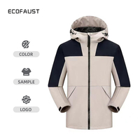 Veste de course légère imperméable à fermeture éclair intégrale pour homme, style safari, protection solaire, service OEM, logo frontal