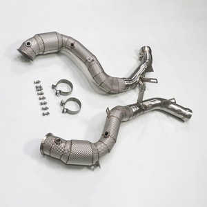 Collecteur d'échappement droit haute performance pour Mercedes-Benz E63AMG W213 4.0T 2016+ en acier inoxydable 304 - Product Image 5