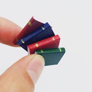 In pelle fai da te in miniatura <span class=keywords><strong>casa</strong></span> delle bambole libri, per bambini fai da te fatti a mano in legno <span class=keywords><strong>casa</strong></span> di bambola kit <span class=keywords><strong>libro</strong></span> - Product Image 1