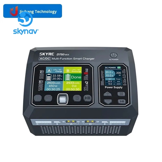 SKYRC D750 MIX Charger AC500W DC1600W 8S Lipo for LiPo/LiFe/Li-ion/LiHV/NiMH/NiCd/Pb