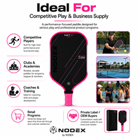 Raquette de pickleball 2026 avec noyau en mousse, surface en fibre de carbone, puissance et contrôle améliorés, raquette professionnelle