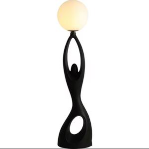 Lámpara de Pie de Diseño de Lujo, Moderna, de Resina, Decorativa, con Base E27, Bombillas Halógenas de 2700K, Fácil Instalación, para Uso en Hoteles y Salas de Estar - Product Image 1