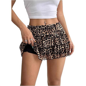 Minifalda Sexy de Encaje <span class=keywords><strong>con</strong></span> Volantes, Estilo Europeo Americano, para Mujer, 2026 - Product Image 4