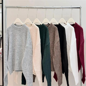 <span class=keywords><strong>Pull</strong></span>-over en tricot décontracté à <span class=keywords><strong>col</strong></span> <span class=keywords><strong>roulé</strong></span> en crochet à manches longues pour <span class=keywords><strong>femme</strong></span>, personnalisé OEM, idéal pour l'automne - Product Image 5