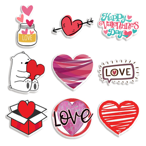 Pendentifs en acrylique à dos plat pour la <span class=keywords><strong>Saint</strong></span>-Valentin, porte-clés en résine avec matériaux DIY, style ange - Product Image 2