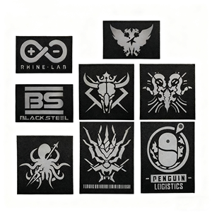 <span class=keywords><strong>Arknights</strong></span> Patchs de moral réfléchissants faits à la main sur le thème écologique pour le support avec logo intégré mouvement Badge chapeaux - Product Image 1