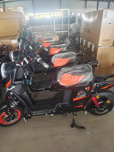 Vélo électrique à deux places de grande taille, multi-usage, longue portée, moto électrique à deux roues, 48V avec pneu gras et phare LED - Product Image 5