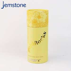 Embalaje de caja de tubo de papel redondo personalizado reciclado 100% al por mayor de China de materiales ecológicos - Product Image 1