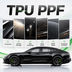 ฟิล์มใสกันรอยรถยนต์ HIGHCOOL TPU PPF ฟิล์มหุ้มรถยนต์แบบซ่อมแซมตัวเอง ป้องกันรอยขีดข่วน ป้องกันสีเหลือง ป้องกันน้ำ - Product Image 3