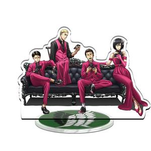 Nouveaux Designs 24 Styles Shingeki No Kyojin Stand Modèle Poupée <span class=keywords><strong>Eren</strong></span> Jager Mikasa Levi Ackerman <span class=keywords><strong>Armin</strong></span> Bureau Décor PVC Figure - Product Image 5