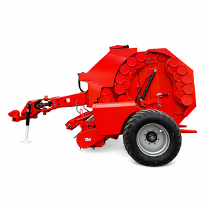 Modulus 9 Gear Driven 5-axis Pickup Tractor Round Bale for Large Scale Farm Biomass Straw Processing - Product Image 1