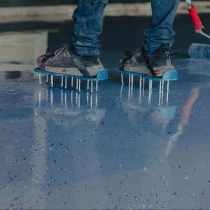 LSY Noir, blanc, bleu, gris Flocons de <span class=keywords><strong>peinture</strong></span> pour <span class=keywords><strong>sol</strong></span> de garage Revêtements de <span class=keywords><strong>sol</strong></span> en béton pour mur de garage Intérieur Extérieur <span class=keywords><strong>Peinture</strong></span> de maison - Product Image 6