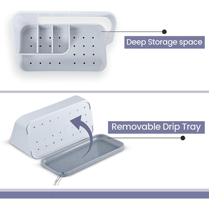Sponge <strong>Kitchen</strong> <strong>Plastic</strong> Draining Rack Dish Self Draining Sink Storage Rack <strong>Kitchen</strong> Organizer <strong>Stands</strong> <strong>Utensils</strong> Rack - Product Image 6